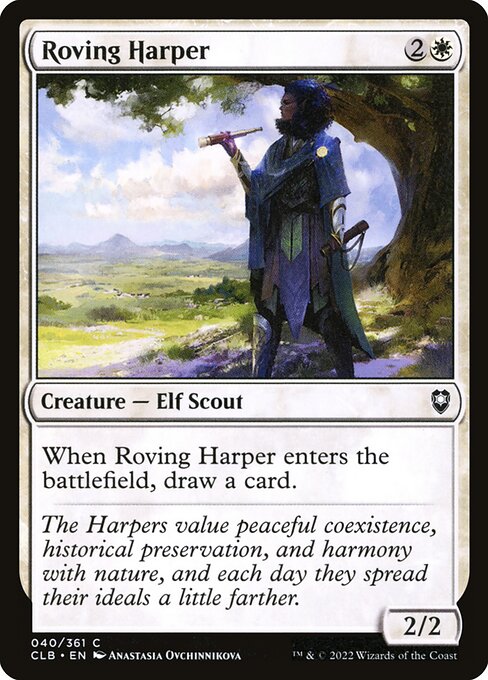 Roving Harper - Commander Legends: Battle for Baldur's Gate () #40