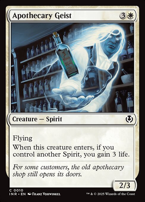 Apothecary Geist - Innistrad Remastered (inr) #10 [Foil] [Foil]