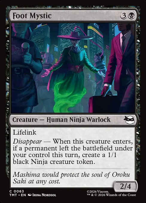 Foot Mystic - Teenage Mutant Ninja Turtles () #63 [Foil] [Foil]