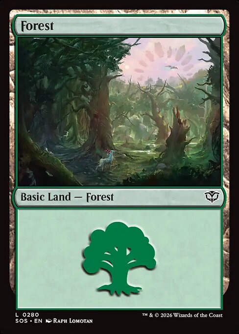 Forest - Secrets of Strixhaven (SOS) #280
