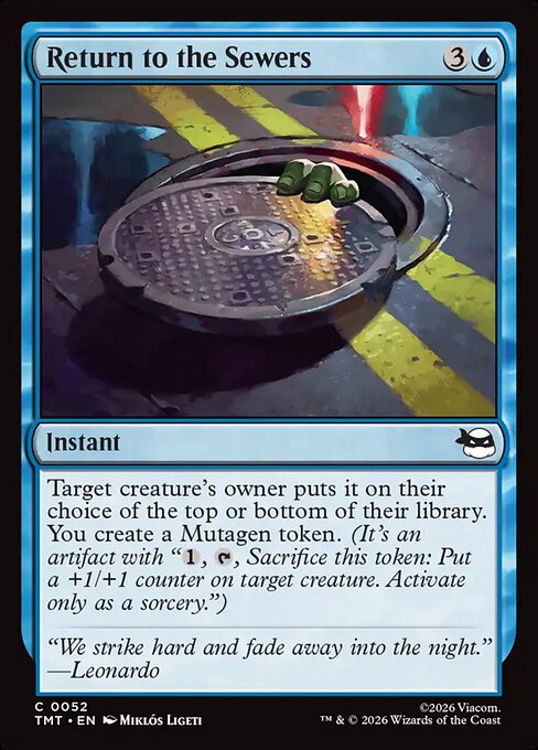 Return to the Sewers - Teenage Mutant Ninja Turtles () #52 [Foil] [Foil]
