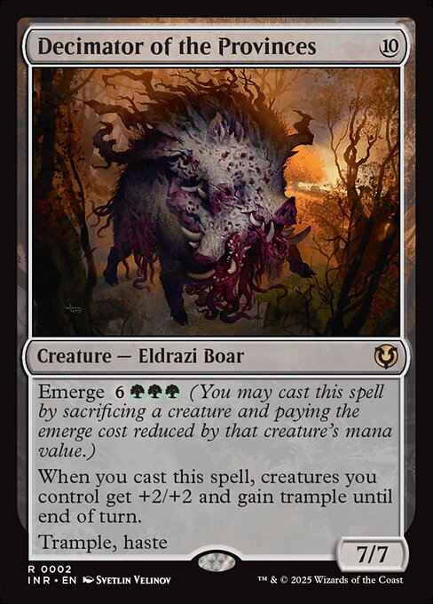 Decimator of the Provinces - Innistrad Remastered (inr) #2 [Foil] [Foil]
