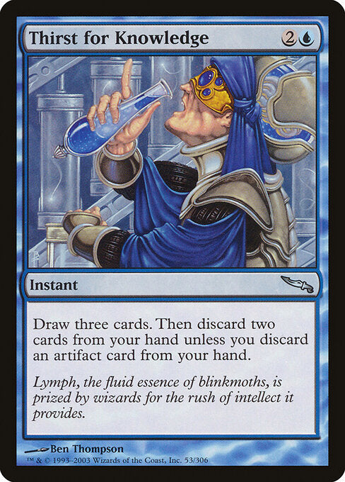Thirst for Knowledge - Mirrodin (mrd) #53