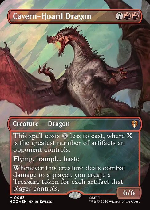 Cavern-Hoard Dragon - The Hobbit Eternal (HOC) #63 [Foil] [Foil]