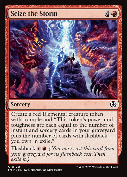 Seize the Storm - Innistrad Remastered (inr) #170 [Foil] [Foil]