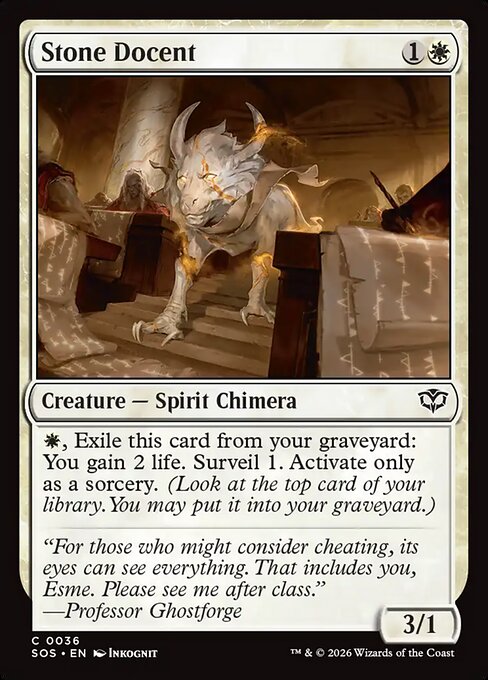 Stone Docent - Secrets of Strixhaven () #36