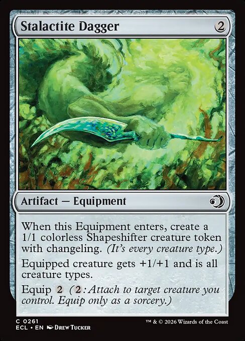Stalactite Dagger - Lorwyn Eclipsed (ecl) #261 [Foil] [Foil]