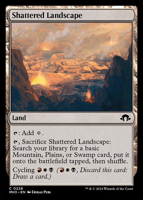 Shattered Landscape - Modern Horizons 3 (mh3) #226