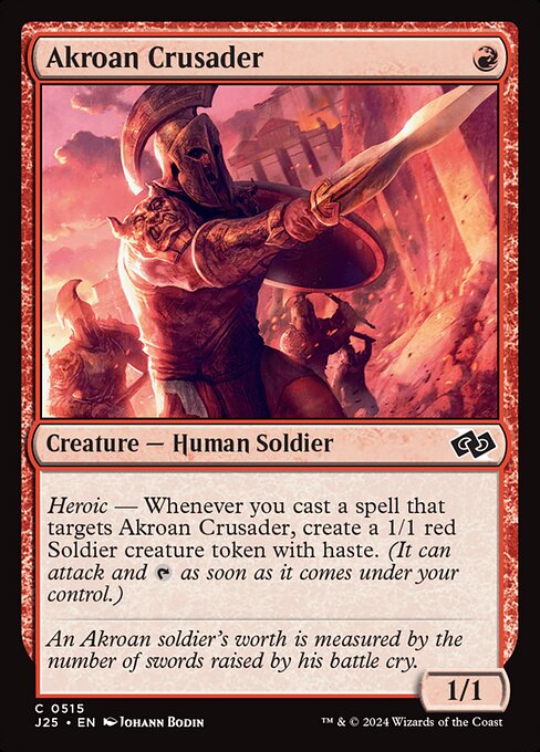 Akroan Crusader - Foundations Jumpstart (j25) #515