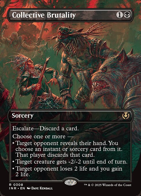 Collective Brutality - Innistrad Remastered (INR) #308 [Foil] [Foil]