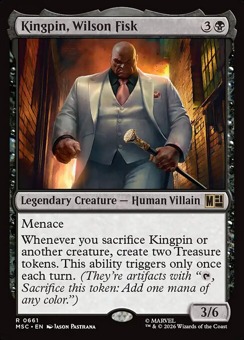 Kingpin, Wilson Fisk - Marvel Super Heroes Commander () #661