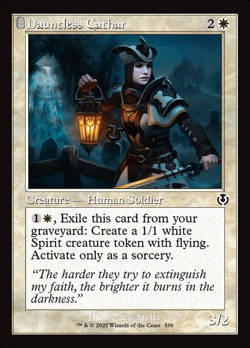 Dauntless Cathar - Innistrad Remastered (inr) #339 [Foil] [Foil]