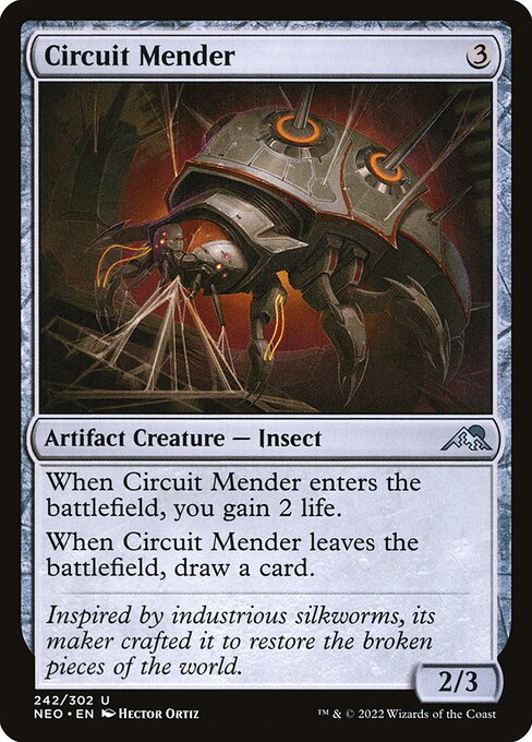 Circuit Mender - Kamigawa: Neon Dynasty (NEO) #242 [Foil] [Foil]