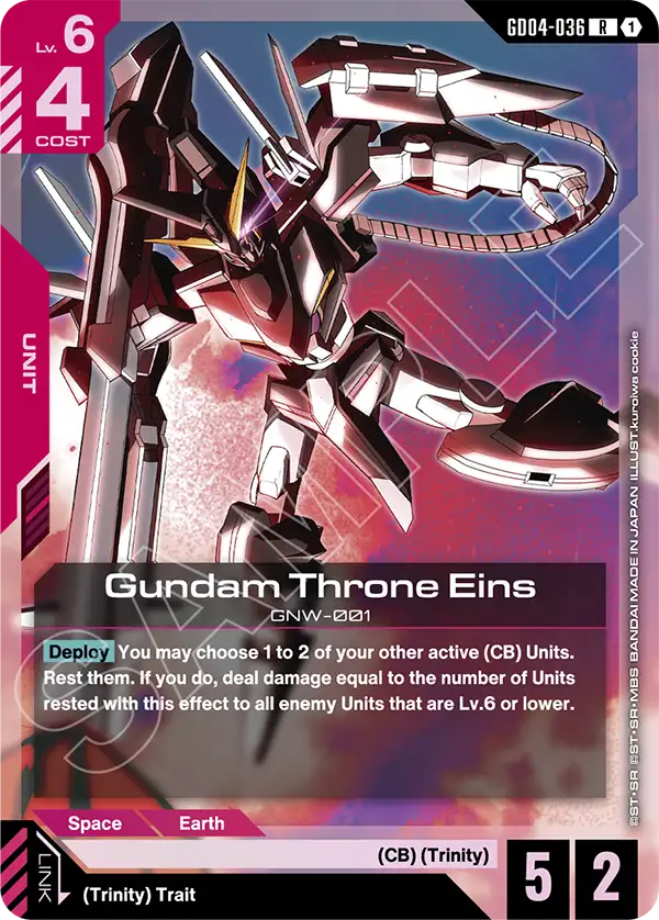 Gundam Throne Eins - Phantom Aria (GD04-036) #036