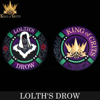 DNDDICEWHOLESALE.COM - Lolth's Drow - 11 Dice Set
