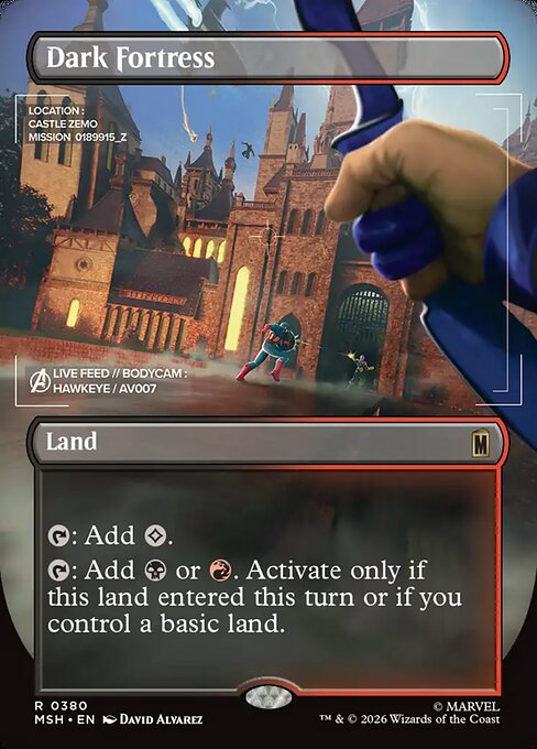 Dark Fortress - Marvel Super Heroes () #380 [Foil] [Foil]