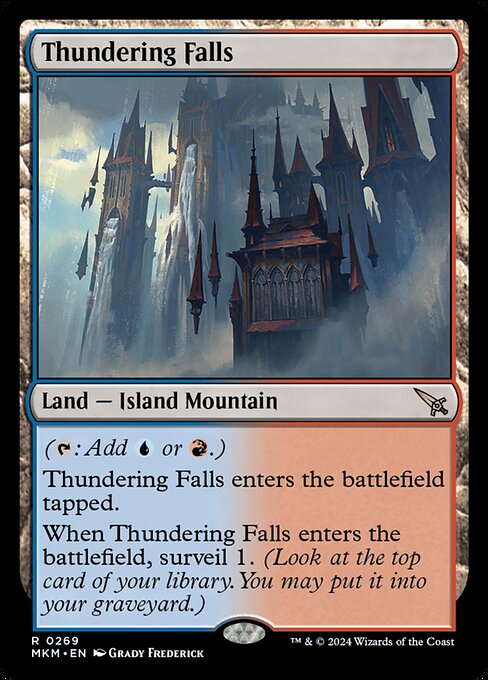 Thundering Falls - Murders at Karlov Manor (MKM) #269 [Foil] [Foil]