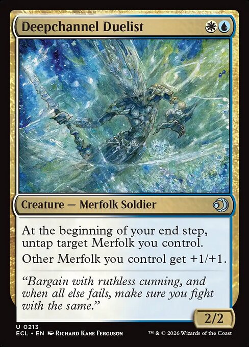 Deepchannel Duelist - Lorwyn Eclipsed (ecl) #213 [Foil] [Foil]