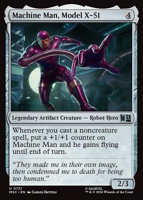 Machine Man, Model X-51 - Marvel Super Heroes Commander () #751