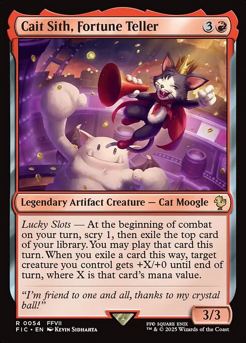 Cait Sith, Fortune Teller - Final Fantasy Commander () #54