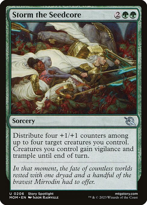 Storm the Seedcore - March of the Machine (MOM) #206 [Foil] [Foil]