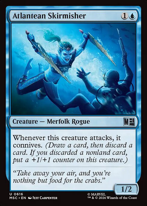 Atlantean Skirmisher - Marvel Super Heroes Commander () #616 [Foil] [Foil]