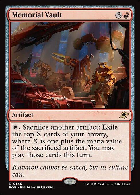 Memorial Vault - Edge of Eternities (EOE) #145