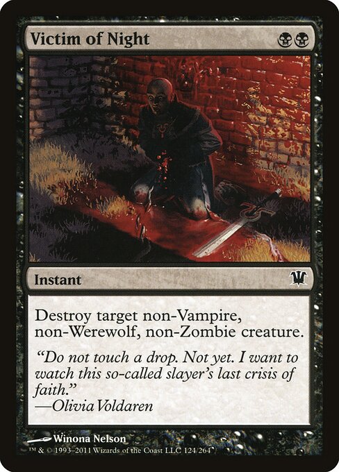 Victim of Night - Innistrad (isd) #124
