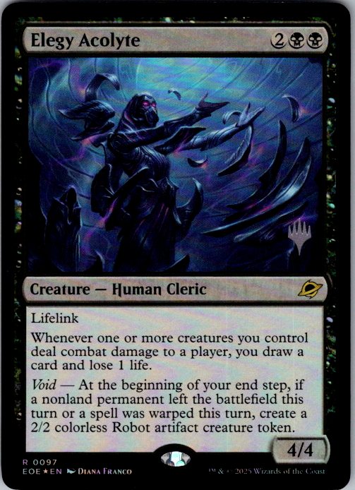 Elegy Acolyte [Foil] - Edge of Eternities Promos (PEOE) #97s [Foil]