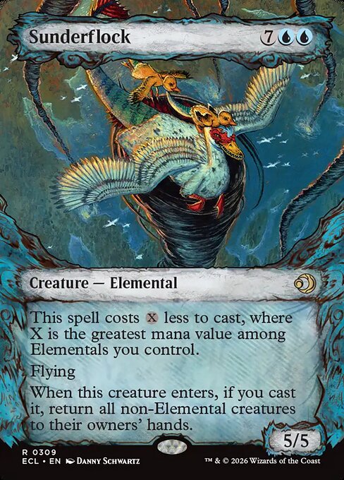 Sunderflock - Lorwyn Eclipsed () #309 [Foil] [Foil]