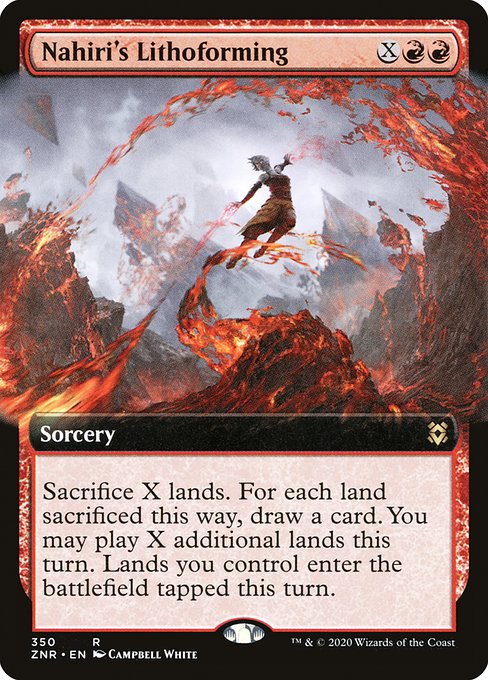 Nahiri's Lithoforming - Zendikar Rising () #350 [Foil] [Foil]