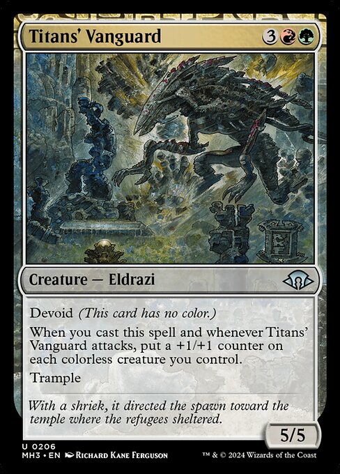 Titans' Vanguard - Modern Horizons 3 (MH3) #206 [Foil] [Foil]