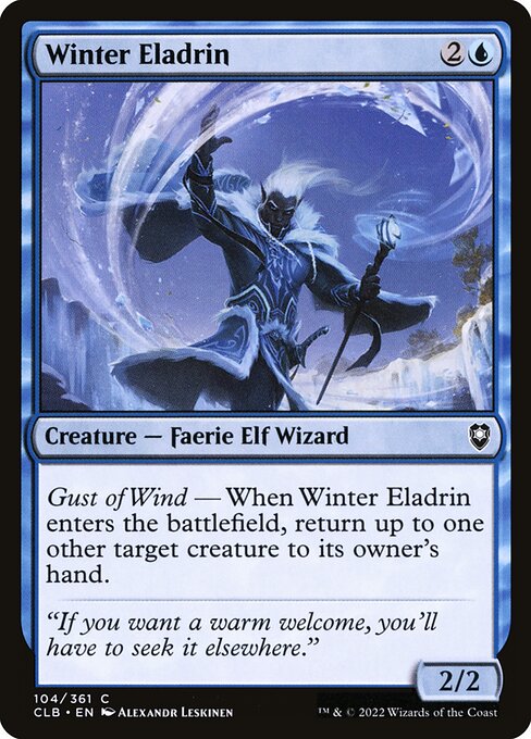 Winter Eladrin - Commander Legends: Battle for Baldur's Gate () #104
