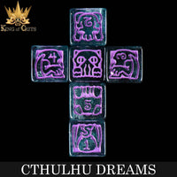 DNDDICEWHOLESALE.COM - Cthulhu Dreams - 11 Dice Set