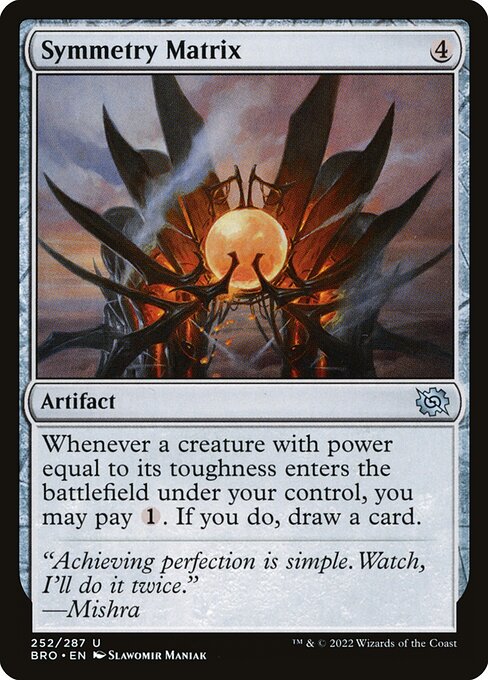 Symmetry Matrix - The Brothers' War () #252