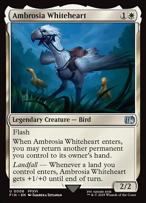 Ambrosia Whiteheart - Final Fantasy (FIN) #6 [Foil] [Foil]