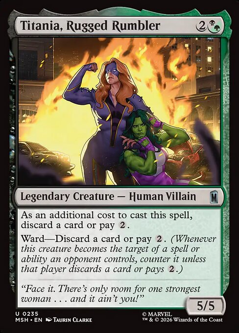 Titania, Rugged Rumbler - Marvel Super Heroes () #235
