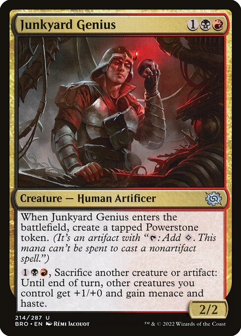 Junkyard Genius - The Brothers' War (BRO) #214 [Foil] [Foil]