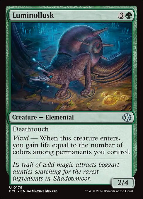 Luminollusk - Lorwyn Eclipsed (ecl) #179 [Foil] [Foil]