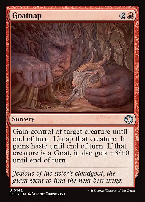 Goatnap - Lorwyn Eclipsed (ecl) #142 [Foil] [Foil]