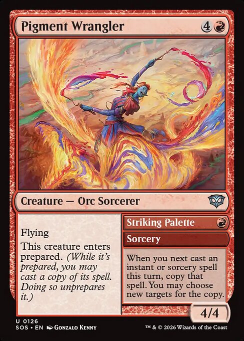 Pigment Wrangler // Striking Palette - Secrets of Strixhaven () #126 [Foil] [Foil]