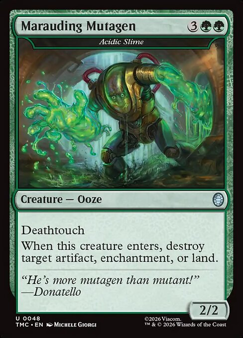 Acidic Slime - Teenage Mutant Ninja Turtles Eternal () #48 [Foil] [Foil]