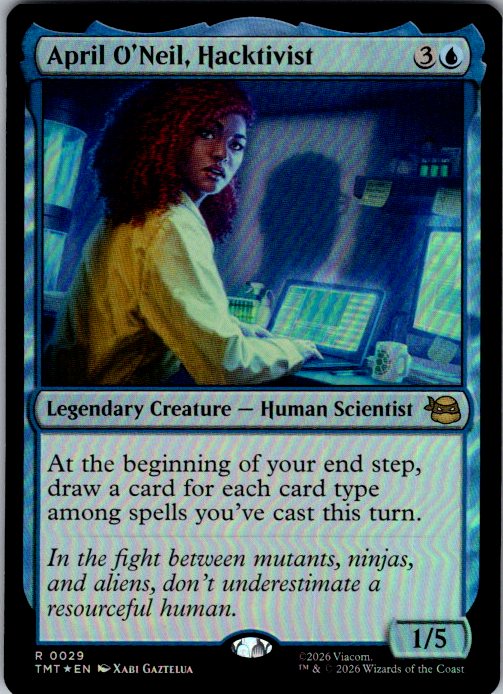 April O'Neil, Hacktivist [Foil] - Teenage Mutant Ninja Turtles (TMT) #29 [Foil]