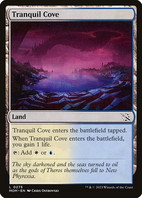 Tranquil Cove - March of the Machine (MOM) #275 [Foil] [Foil]