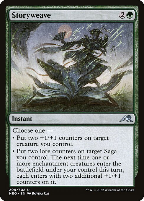 Storyweave - Kamigawa: Neon Dynasty (NEO) #209 [Foil] [Foil]