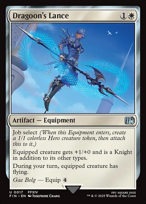 Dragoon's Lance - Final Fantasy (FIN) #17 [Foil] [Foil]