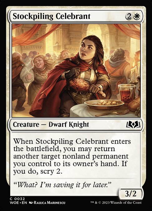 Stockpiling Celebrant - Wilds of Eldraine () #32