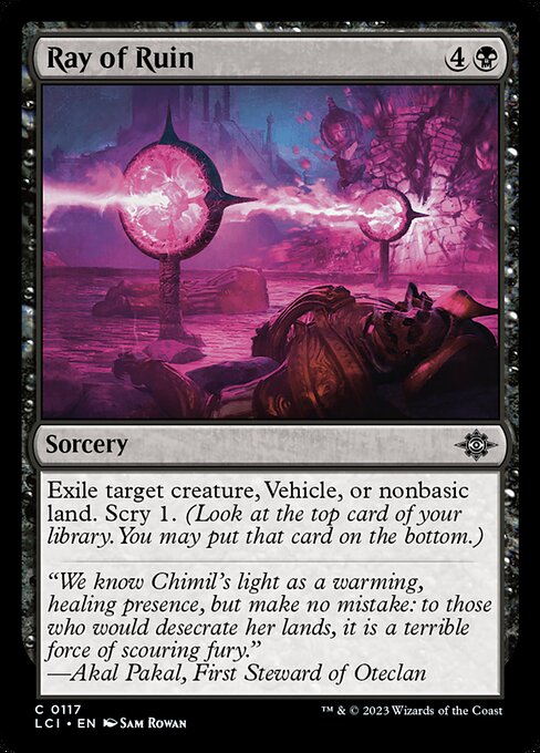 Ray of Ruin - The Lost Caverns of Ixalan (lci) #117