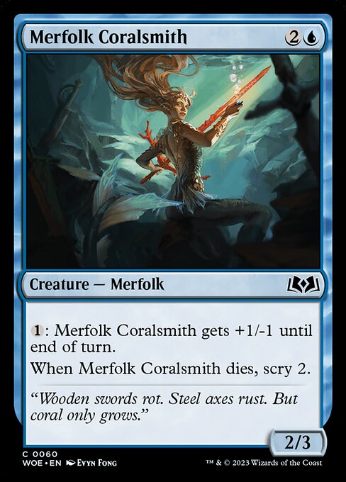 Merfolk Coralsmith - Wilds of Eldraine () #60