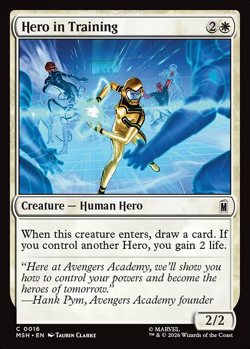 Hero in Training - Marvel Super Heroes (MSH) #16 [Foil] [Foil]